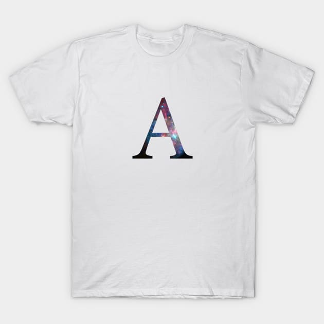 Galaxy Alpha Greek Letter T-Shirt by AdventureFinder